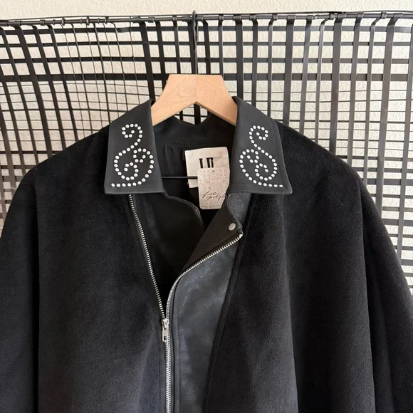 Understaded Leather Free People Poncho - Picture 6 of 10